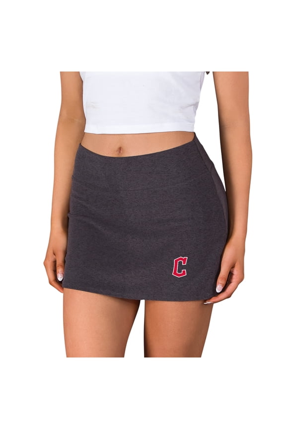 Women's Concepts Sport  Charcoal Cleveland Guardians Centerline Knit Skort