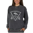 thumbnail image 1 of Women's Concepts Sport Charcoal Denver Broncos Boxy Mist French Terry Long Sleeve Top, 1 of 1