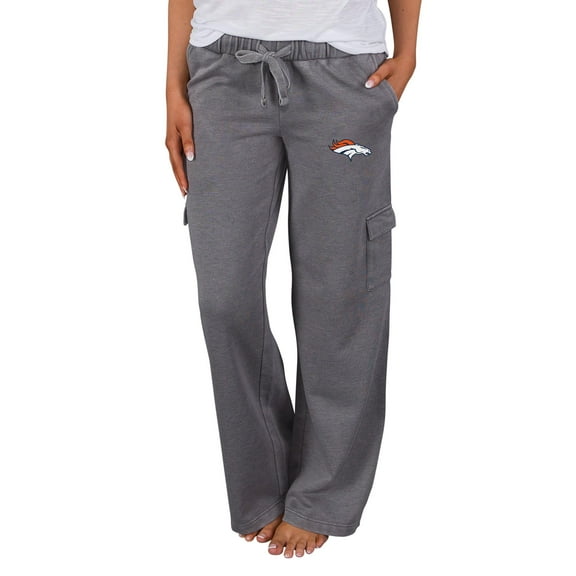 Women's Concepts Sport Charcoal Denver Broncos Trackside Cargo Pants
