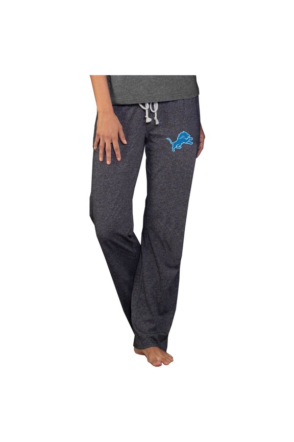 Women's Concepts Sport Charcoal Detroit Lions Quest Knit Lightweight Lounge Pants