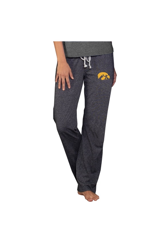 Women's Concepts Sport  Charcoal Iowa Hawkeyes Quest Knit Lightweight Pants