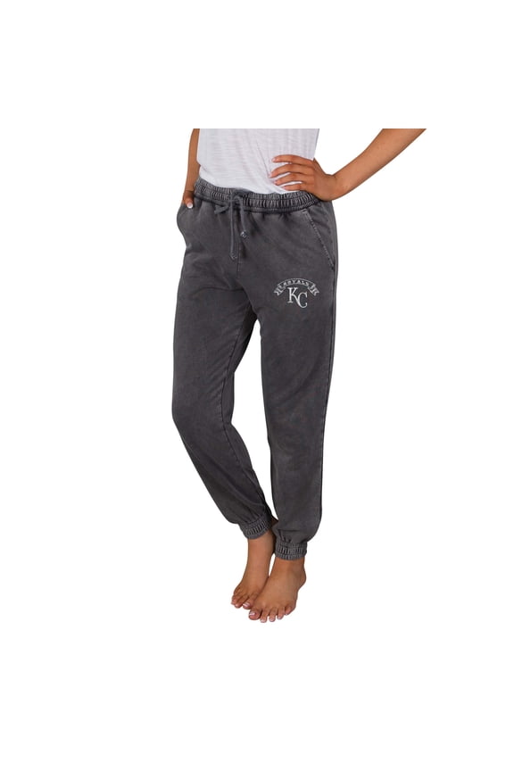 Women's Concepts Sport Charcoal Kansas City Royals Mist French Terry Jogger Pants