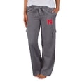 thumbnail image 1 of Women's Concepts Sport Charcoal Nebraska Huskers Trackside Wide Leg Cargo Pants, 1 of 1