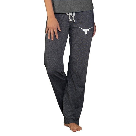 Women's Concepts Sport Charcoal Texas Longhorns Quest Knit Lightweight Pants