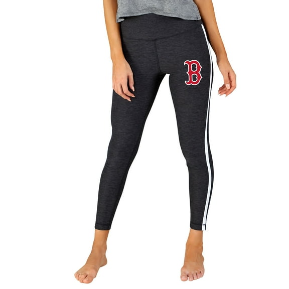 Women's Concepts Sport Charcoal/White Boston Red Sox Centerline Knit Leggings