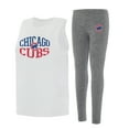 thumbnail image 1 of Women's Concepts Sport Charcoal/White Chicago Cubs Contend Tank & Leggings Set, 1 of 1