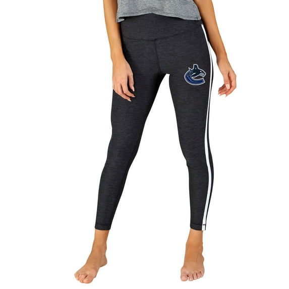 Women's Concepts Sport Charcoal/White Vancouver Canucks Centerline Knit Leggings