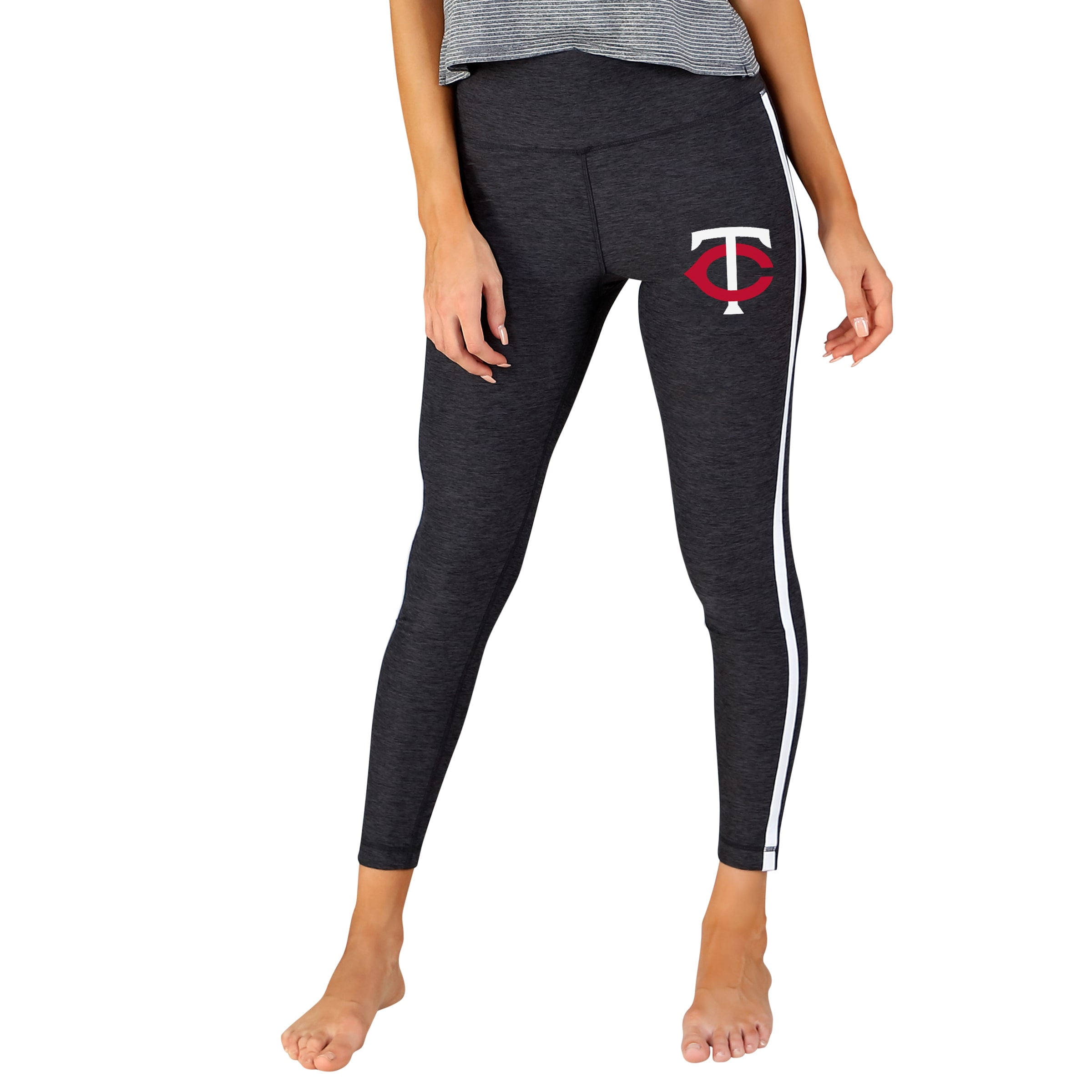 Women's Concepts Sport Charcoal/White Minnesota Twins Centerline Knit  Leggings