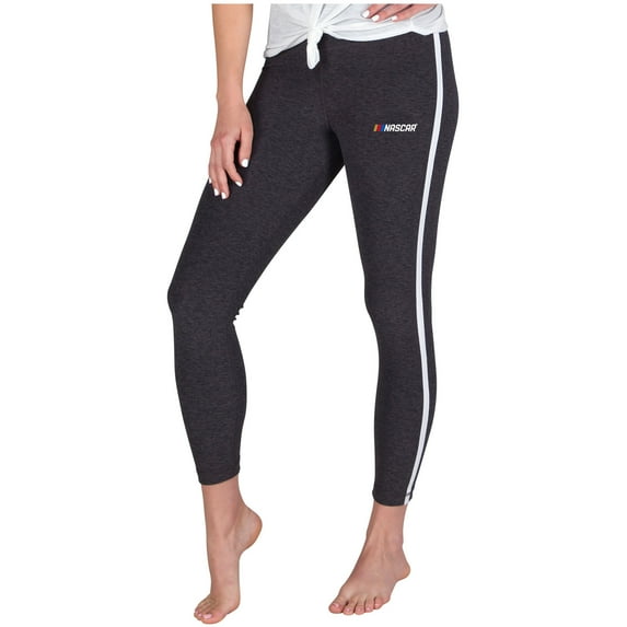 Women's Concepts Sport Charcoal/White NASCAR Centerline Knit Leggings