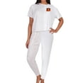 thumbnail image 1 of Women's Concepts Sport Cream Cincinnati Bengals Brightside T-Shirt & Pants Sleep Set, 1 of 1