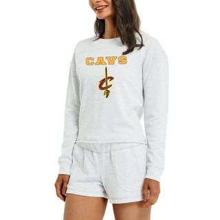 Women's G-III 4Her by Carl Banks Heather Gray Cleveland Cavaliers Dot Print Pullover Hoodie Size: 2XL