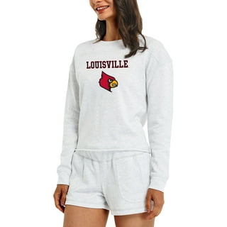 Colosseum Women's Louisville Cardinals White Cropped Jersey