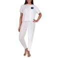 thumbnail image 1 of Women's Concepts Sport Cream Penn State Nittany Lions Team Logo Brightside Top & Pants Set, 1 of 1