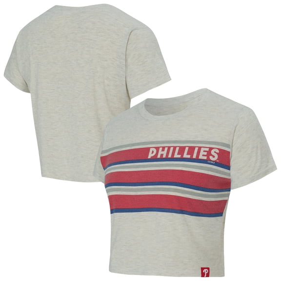 Women's Concepts Sport Cream Philadelphia Phillies Birch Cropped T-Shirt