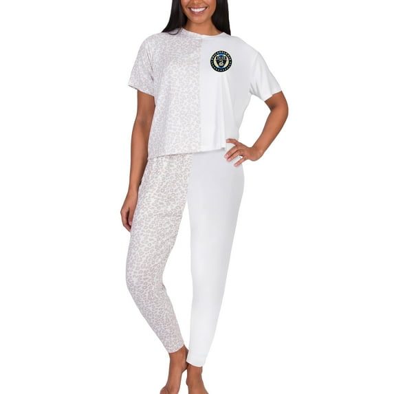 Women's Concepts Sport Cream Philadelphia Union Brightside Top & Pants Set