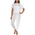 thumbnail image 1 of Women's Concepts Sport Cream Pittsburgh Penguins Brightside Top & Pants Set, 1 of 1