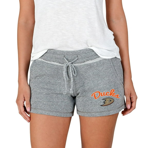 Women's Concepts Sport Gray Anaheim Ducks Mainstream Terry Shorts