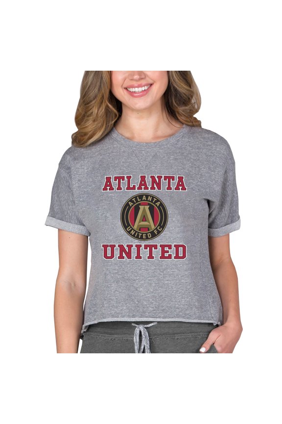 Women's Concepts Sport Gray Atlanta United FC Mainstream Terry Top