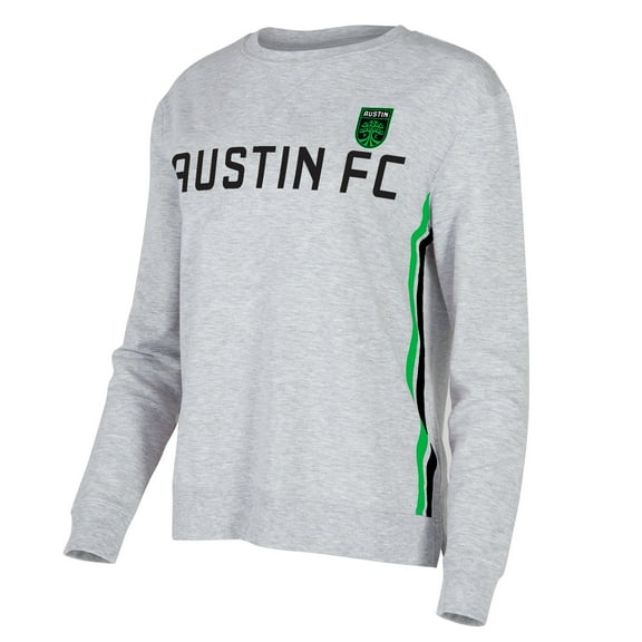Women's Concepts Sport Gray Austin FC Cedar Tri-Blend Long Sleeve Top