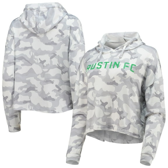 Women's Concepts Sport Gray Austin FC Composite Hoodie Top