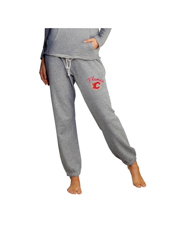 Women's Concepts Sport Gray Calgary Flames Mainstream Knit Jogger Pants