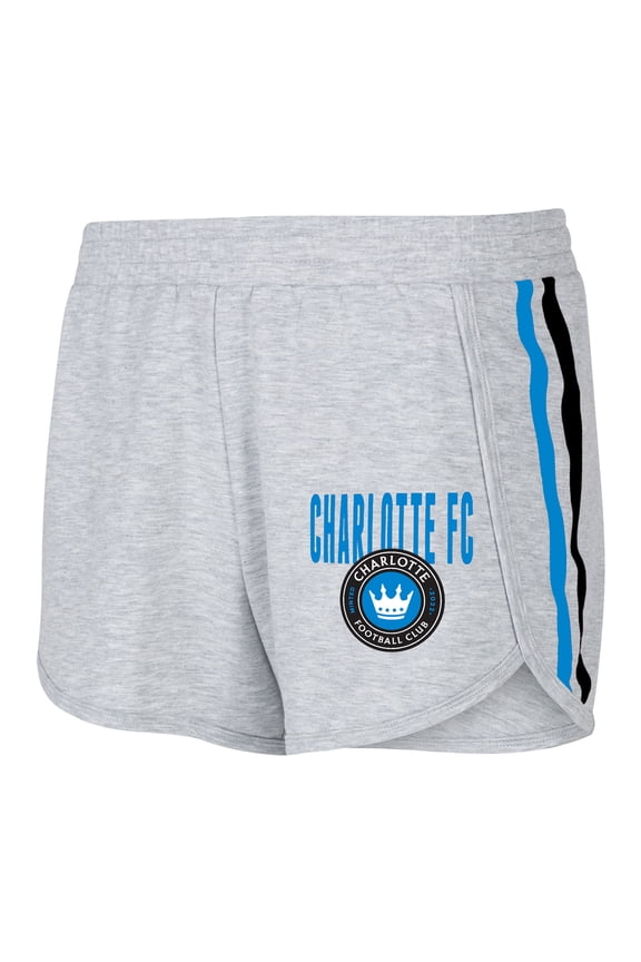 Women's Concepts Sport Gray Charlotte FC Cedar Tri-Blend Shorts