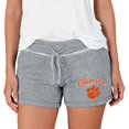 thumbnail image 1 of Women's Concepts Sport Gray Clemson Tigers Mainstream Terry Shorts, 1 of 1