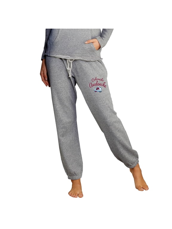 Women's Concepts Sport Gray Colorado Avalanche Mainstream Knit Jogger Pants