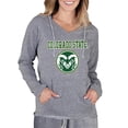 thumbnail image 1 of Women's Concepts Sport Gray Colorado State Rams Mainstream Lightweight Terry Pullover Hoodie, 1 of 1