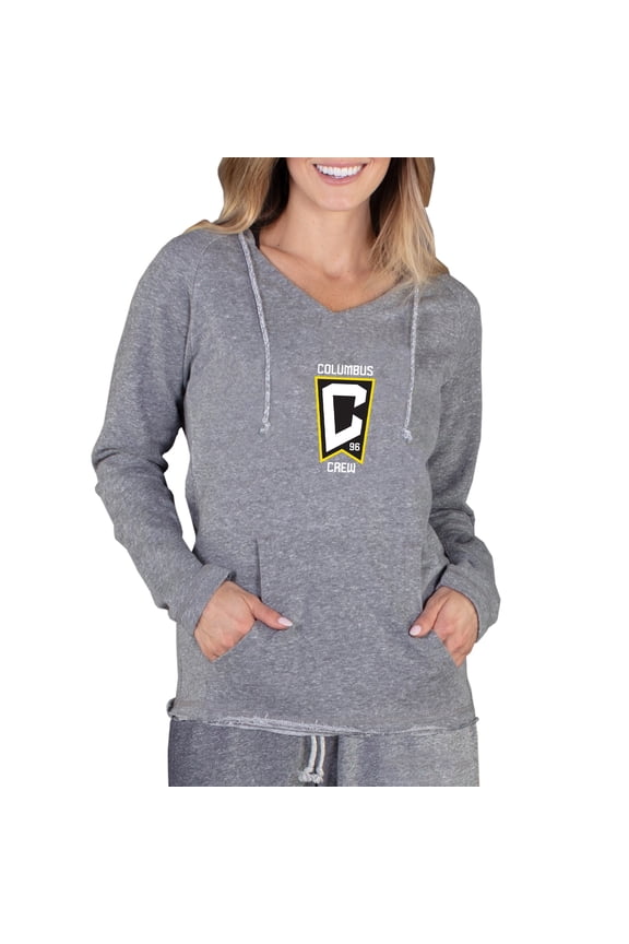 Women's Concepts Sport Gray Columbus Crew Mainstream Terry Pullover Hoodie