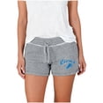 thumbnail image 1 of Women's Concepts Sport Gray Detroit Lions Mainstream Terry Shorts, 1 of 1