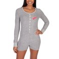 thumbnail image 1 of Women's Concepts Sport Gray Detroit Red Wings Venture Sweater Romper, 1 of 2