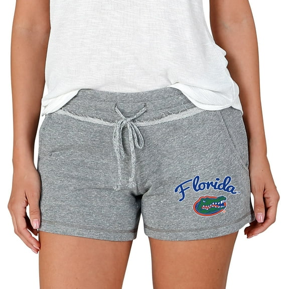 Women's Concepts Sport Gray Florida Gators Mainstream Terry Shorts