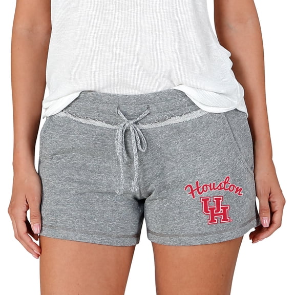 Women's Concepts Sport Gray Houston Cougars Mainstream Terry Shorts