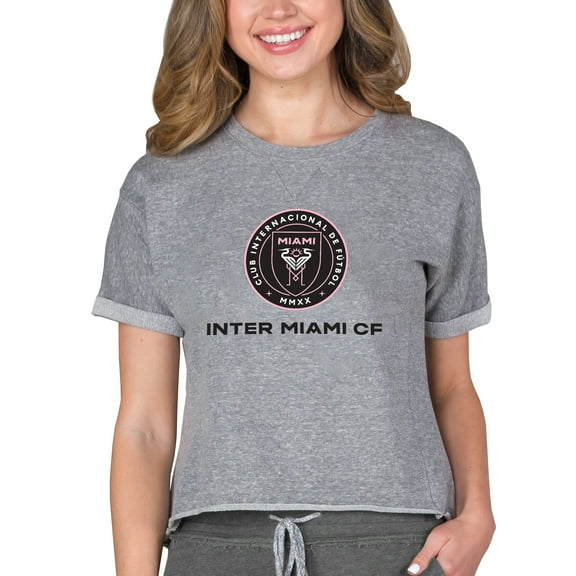 Women's Concepts Sport Gray Inter Miami CF Mainstream Terry Top