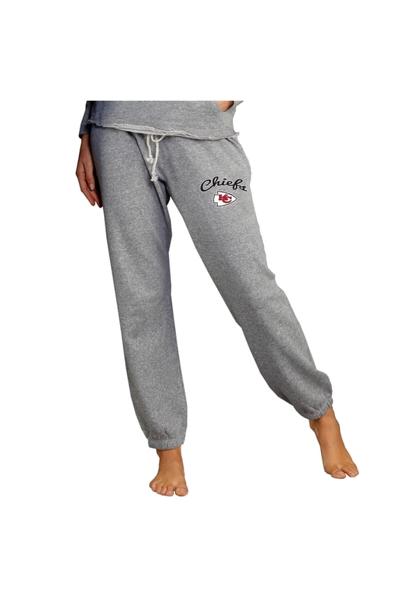 Women's Concepts Sport Gray Kansas City Chiefs Mainstream Knit Jogger Pants