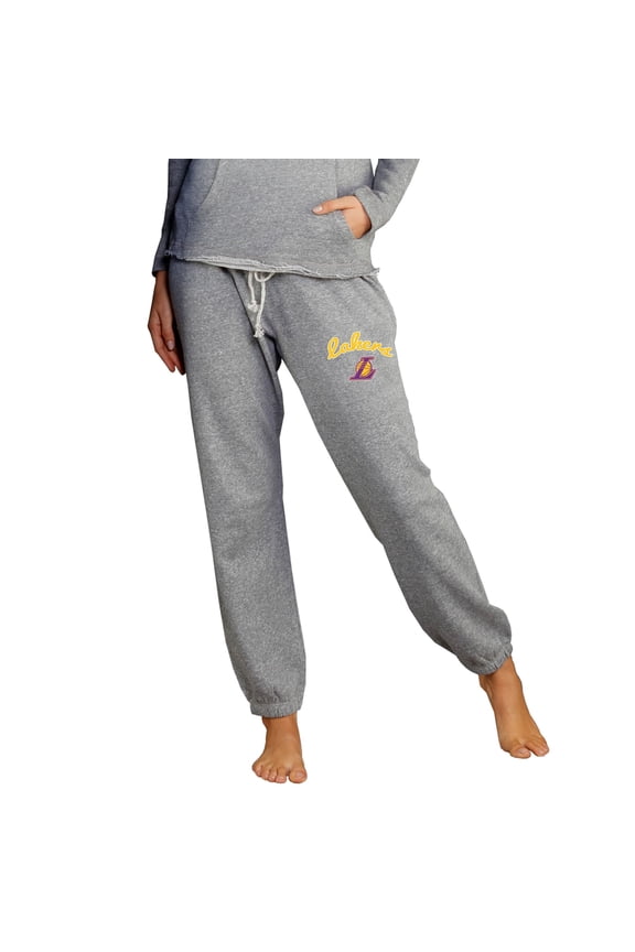 Women's Concepts Sport Gray Los Angeles Lakers Mainstream Knit Jogger Pants