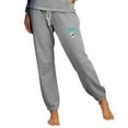 thumbnail image 1 of Women's Concepts Sport Gray Miami Dolphins Mainstream Knit Jogger Pants, 1 of 1