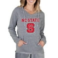 thumbnail image 1 of Women's Concepts Sport Gray NC State Wolfpack Mainstream Lightweight Terry Pullover Hoodie, 1 of 1