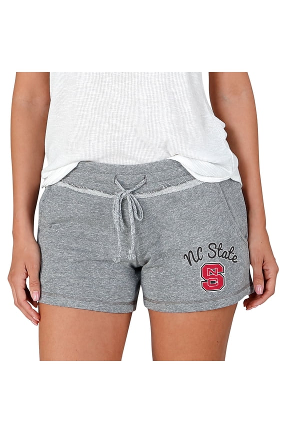 Women's Concepts Sport Gray NC State Wolfpack Mainstream Terry Shorts