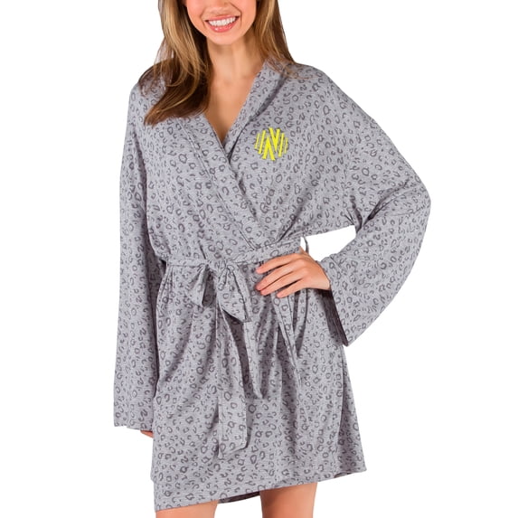 Women's Concepts Sport Gray Nashville SC Frill Hacci Knit Robe