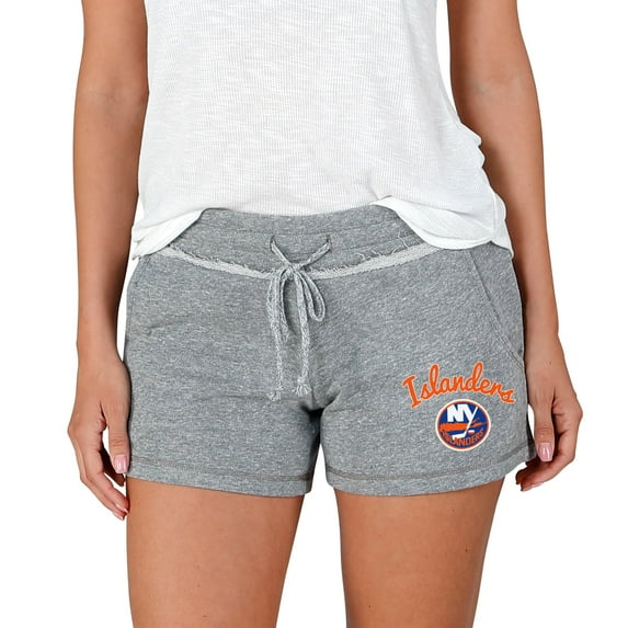 Women's Concepts Sport Gray New York Islanders Mainstream Terry Shorts