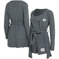 thumbnail image 1 of Women's Concepts Sport Gray North Carolina Tar Heels Rigor Three-Piece Tank, Short & Robe Set, 1 of 5