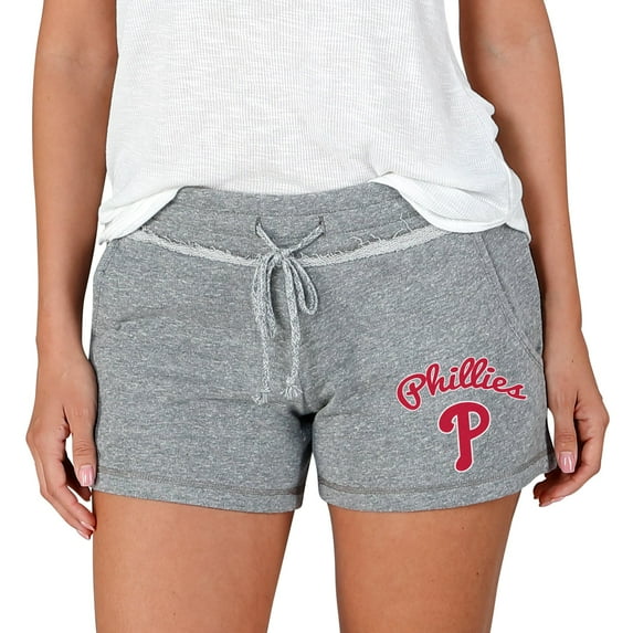 Women's Concepts Sport Gray Philadelphia Phillies Mainstream Terry Shorts