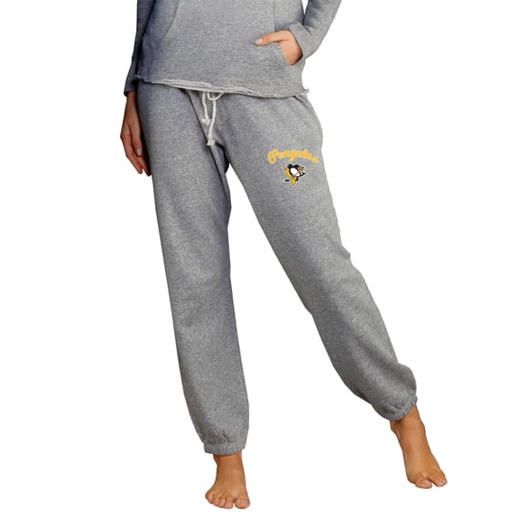 Women's Concepts Sport Gray Pittsburgh Penguins Mainstream Knit Jogger Pants
