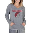 thumbnail image 1 of Women's Concepts Sport Gray Portland Trail Blazers Mainstream Terry Hooded Top, 1 of 1