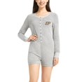 thumbnail image 1 of Women's Concepts Sport Gray Purdue Boilermakers Venture Sweater Romper, 1 of 1