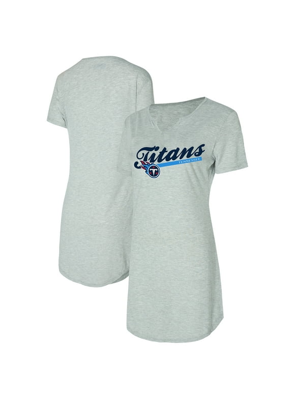Women's Concepts Sport Gray Tennessee Titans Petition Knit Nightshirt