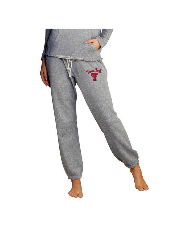 Women's Concepts Sport Gray Texas Tech Red Raiders Mainstream Knit Jogger Pants