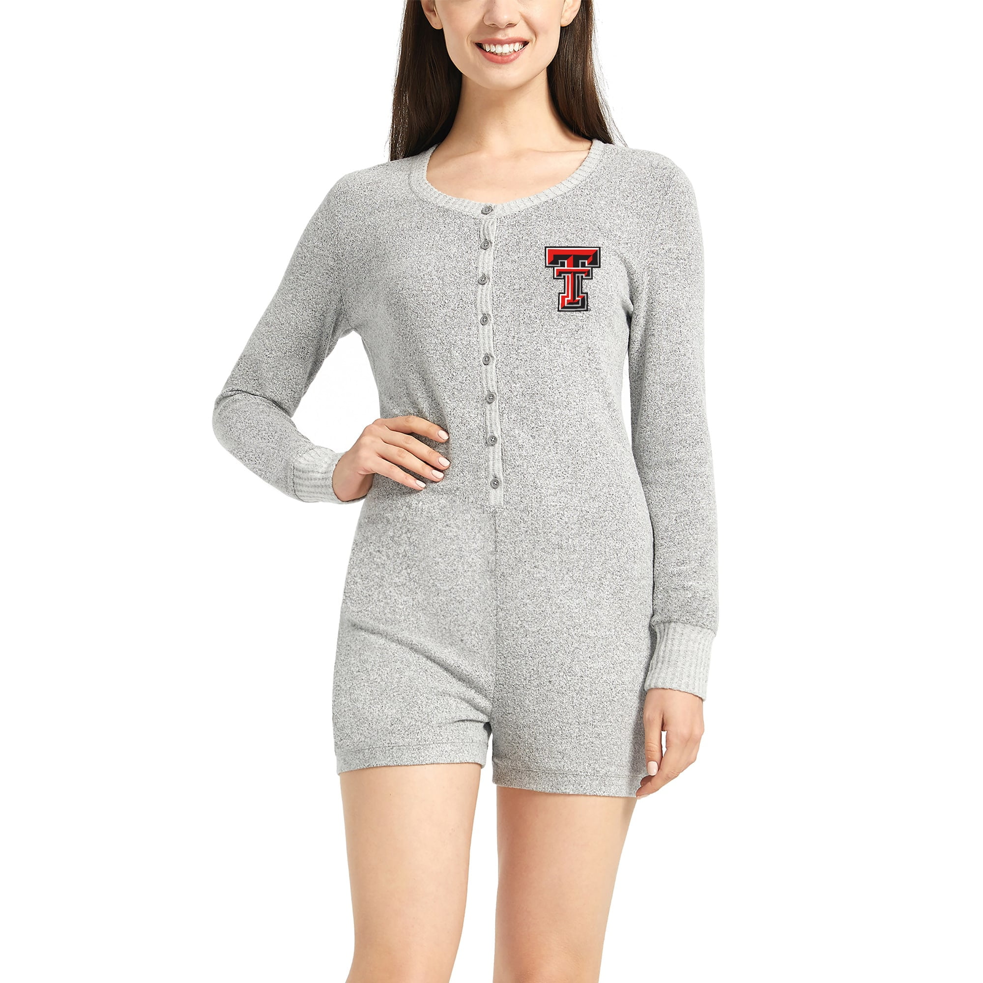 Women's Concepts Sport Gray Texas Tech Red Raiders Venture Sweater
